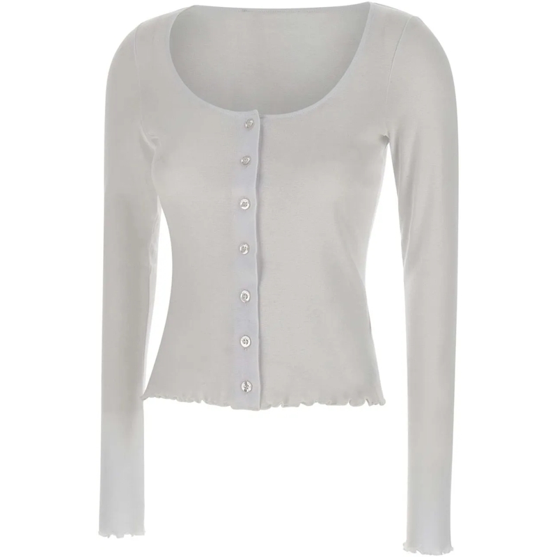 Rotate  buttoned ls top divers mehrfarbig