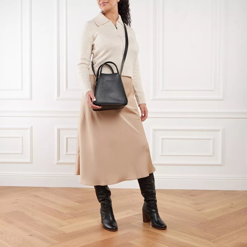 Longchamp Crossbody Bag Le Foulonné Handbag S Black(Image 2)