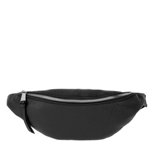 Abro Calf Adria Belt Bag Black/Nickel Crossbody Bag