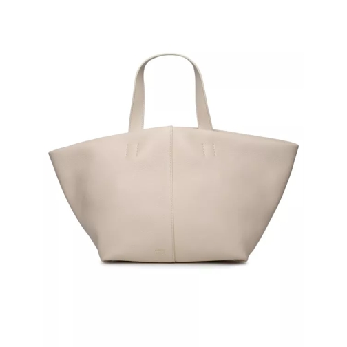 Mansur Gavriel 'Tulipano' Ivory Calf Leather Bag Neutrals Tote