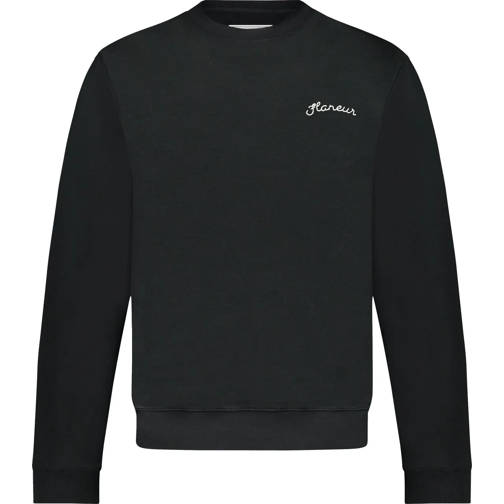 Flâneur  Signature Sweater Black schwarz