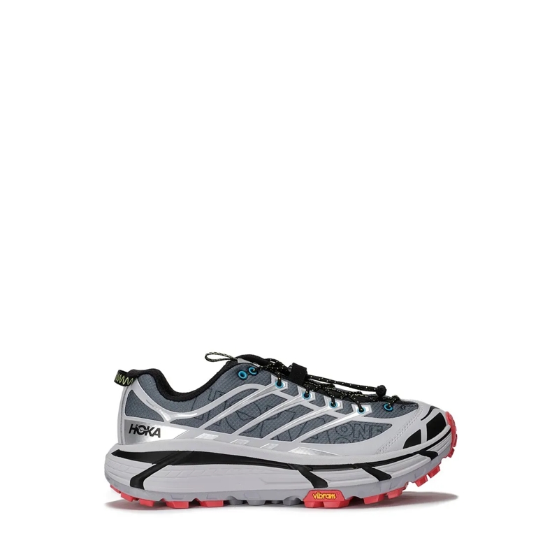 Hoka Lage-top sneaker Mesh Sneakers With Heat-Bonded Overlays Grey