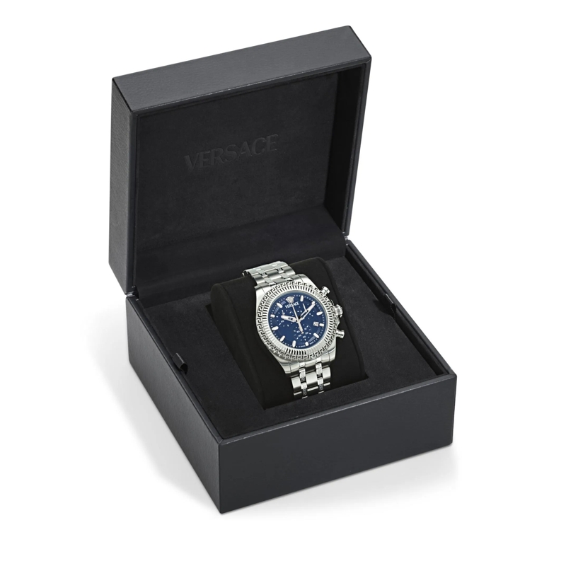 Versace Chronograph Quarz-Chronographenuhr Versace Fornax silber