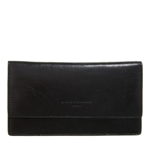 Liebeskind Berlin Paris 4 Lamb Sf Verna Black Flap Wallet