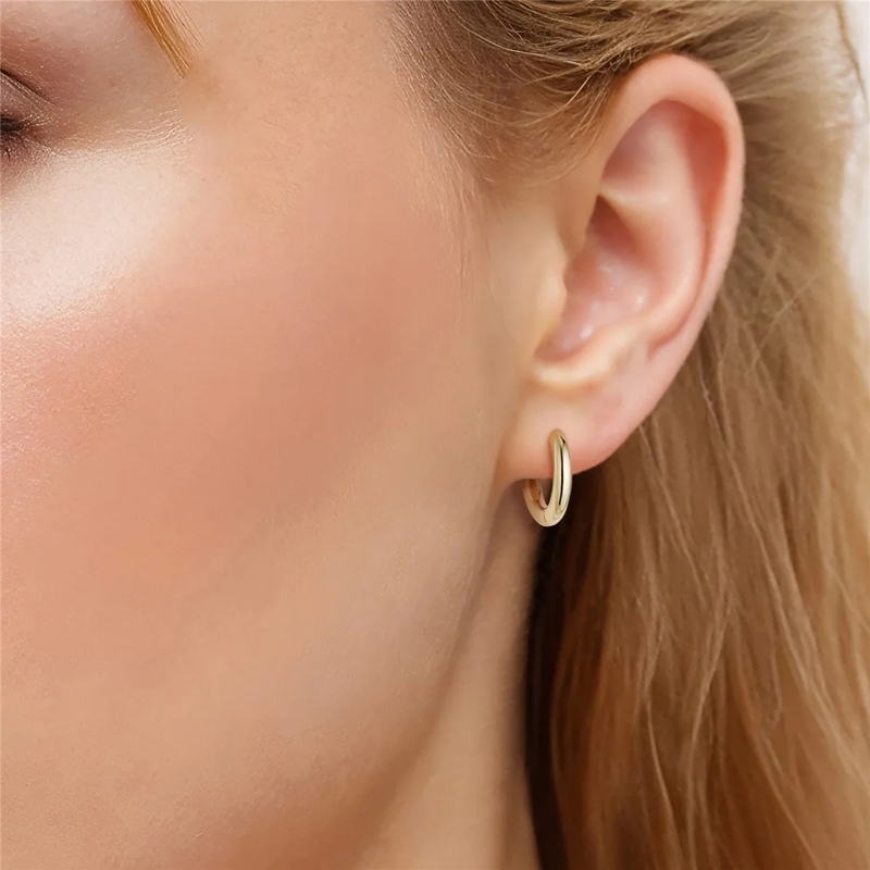 Glanzstücke München Ohrhänger Sterling Silber Creolen gold(Image 2)