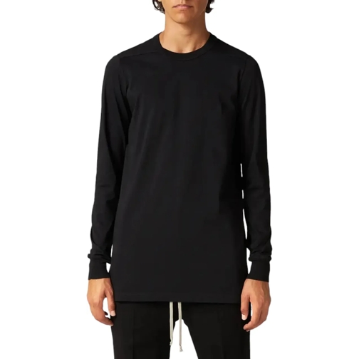 Rick Owens T-shirts T-shirt coton manches longues noir Level LS T Rick schwarz