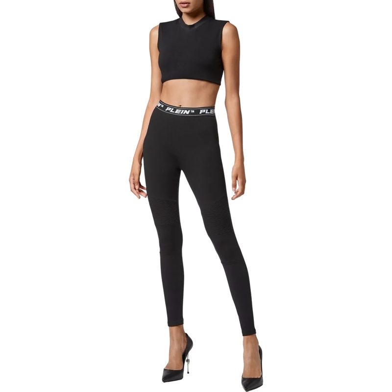 Philipp Plein Leggings Leggings schwarz(Image 4)