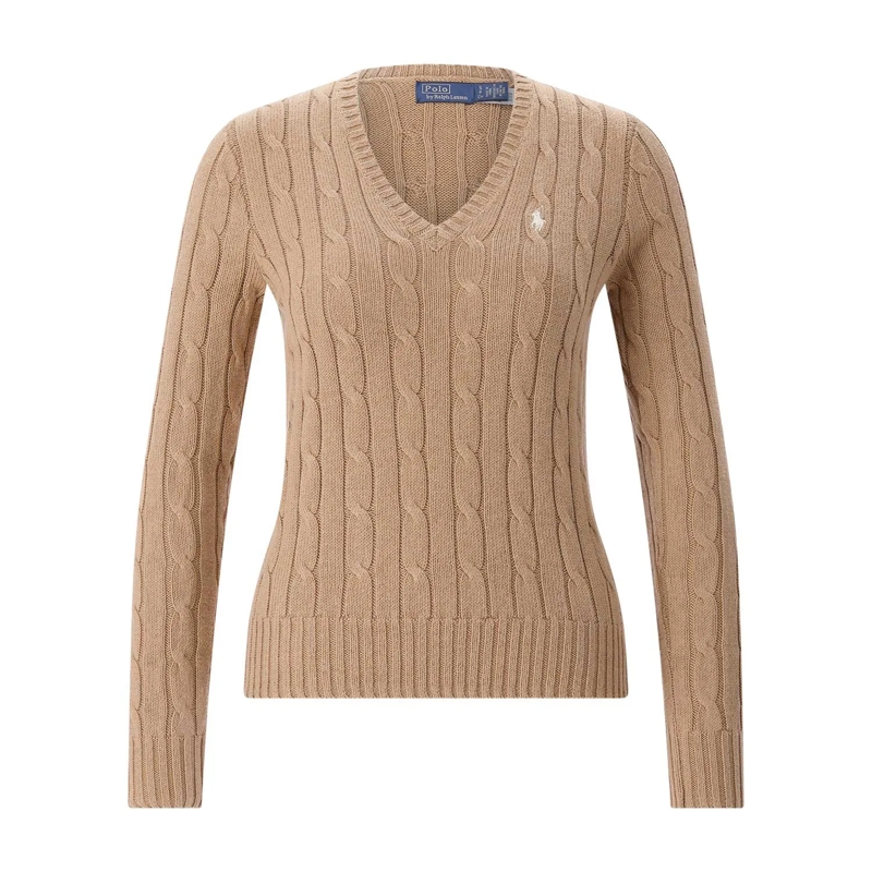 Polo Ralph Lauren Pullover Pullover mit Logo braun