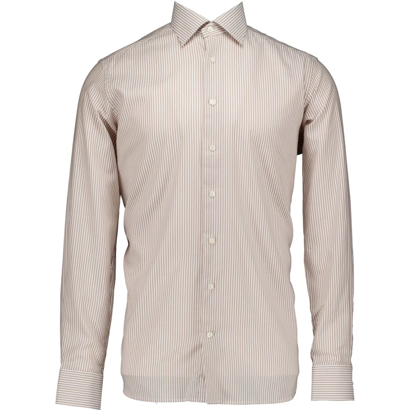 Eton  Eton  Lange Mouw Overhemden Beige 100014572 beige