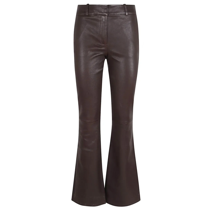 Arma Lederhose Shiraz Leather Trousers Brown