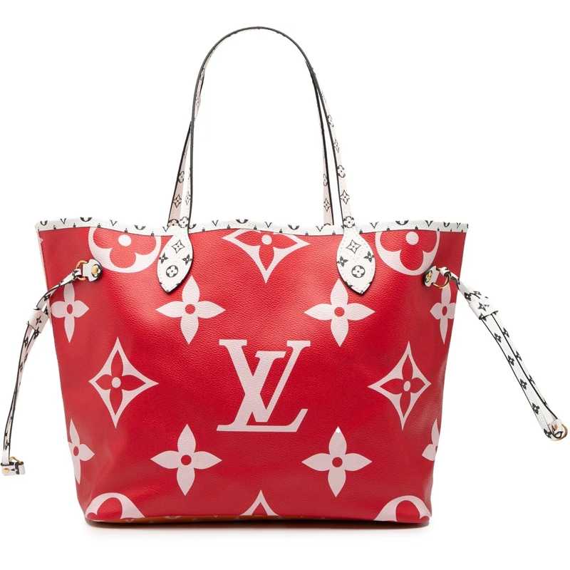 Louis Vuitton Shopper Monogram Giant Neverfull MM rot