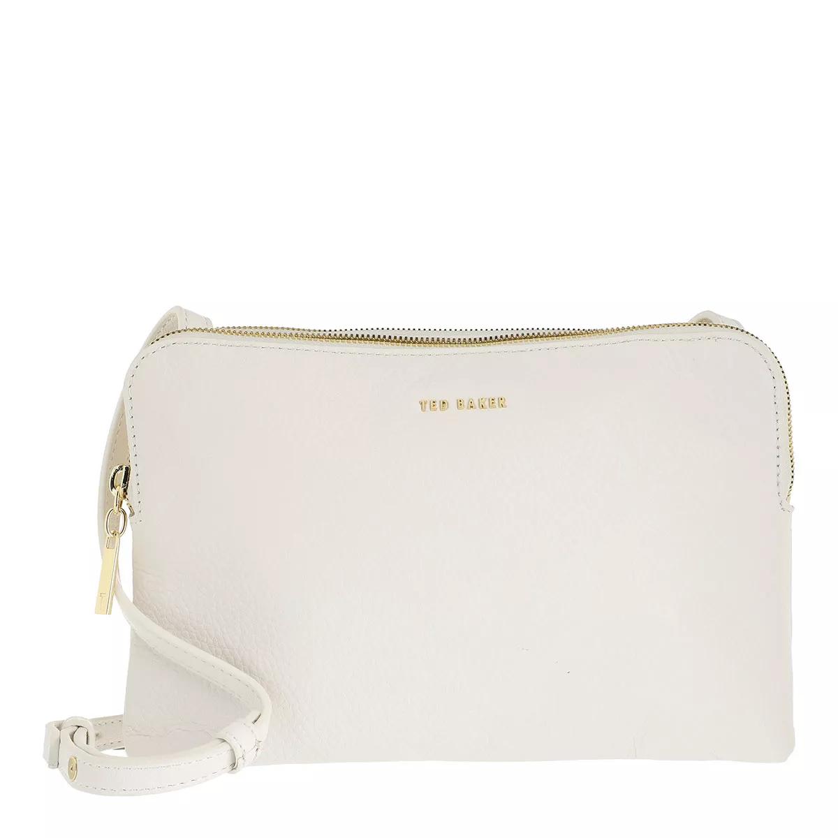 Ted Baker Crossbody Bags - Ciara Soft Leather Double Pouch Crossbody - Gr. unisize - in Creme - für Damen