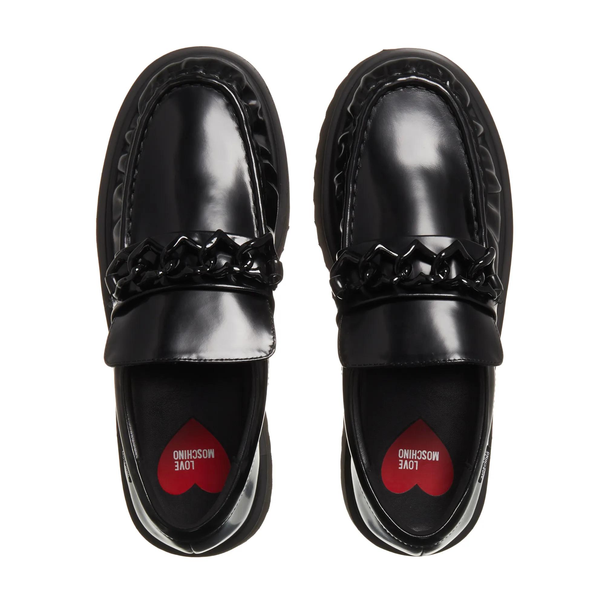 Love Moschino Scarpa Donna Nero Loafer