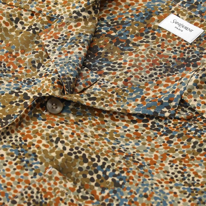 Saint Laurent Hemd Gepunktetes Hemd mehrfarbig(Image 4)