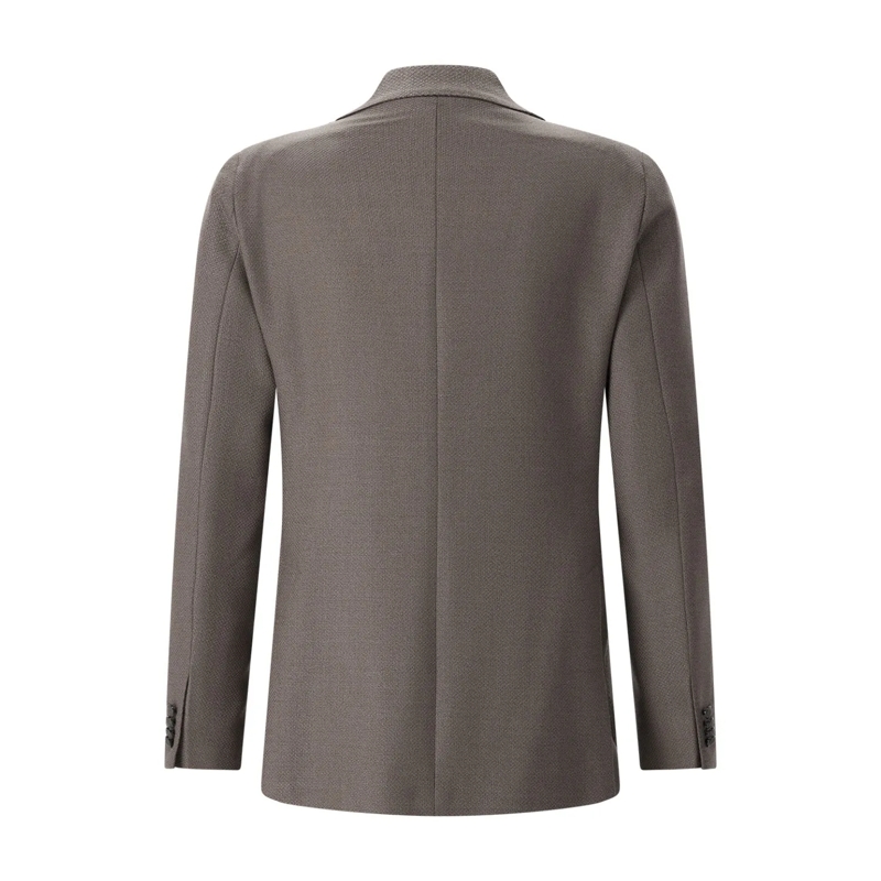 Tagliatore Anzugjacke Sakko aus Schurwolle blau(Image 2)