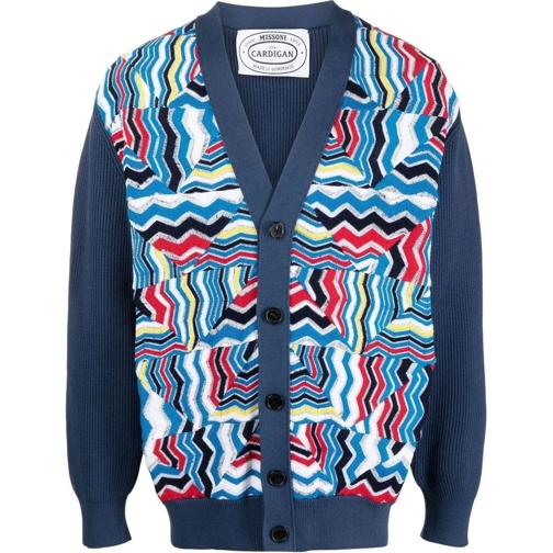 Missoni Pullover cardigan blue blau