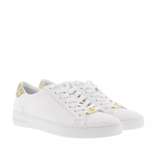 MICHAEL Michael Kors Irving Lace Up Sneaker Optic White/ Gold lage-top sneaker