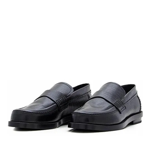 Alexander McQueen Sole Jupiter Leather Loafer Black Laars