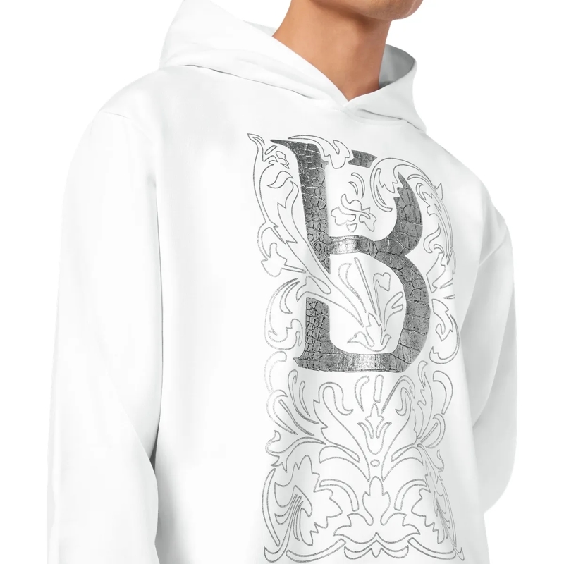 BILLIONAIRE Top Hoodie weiss(Image 4)