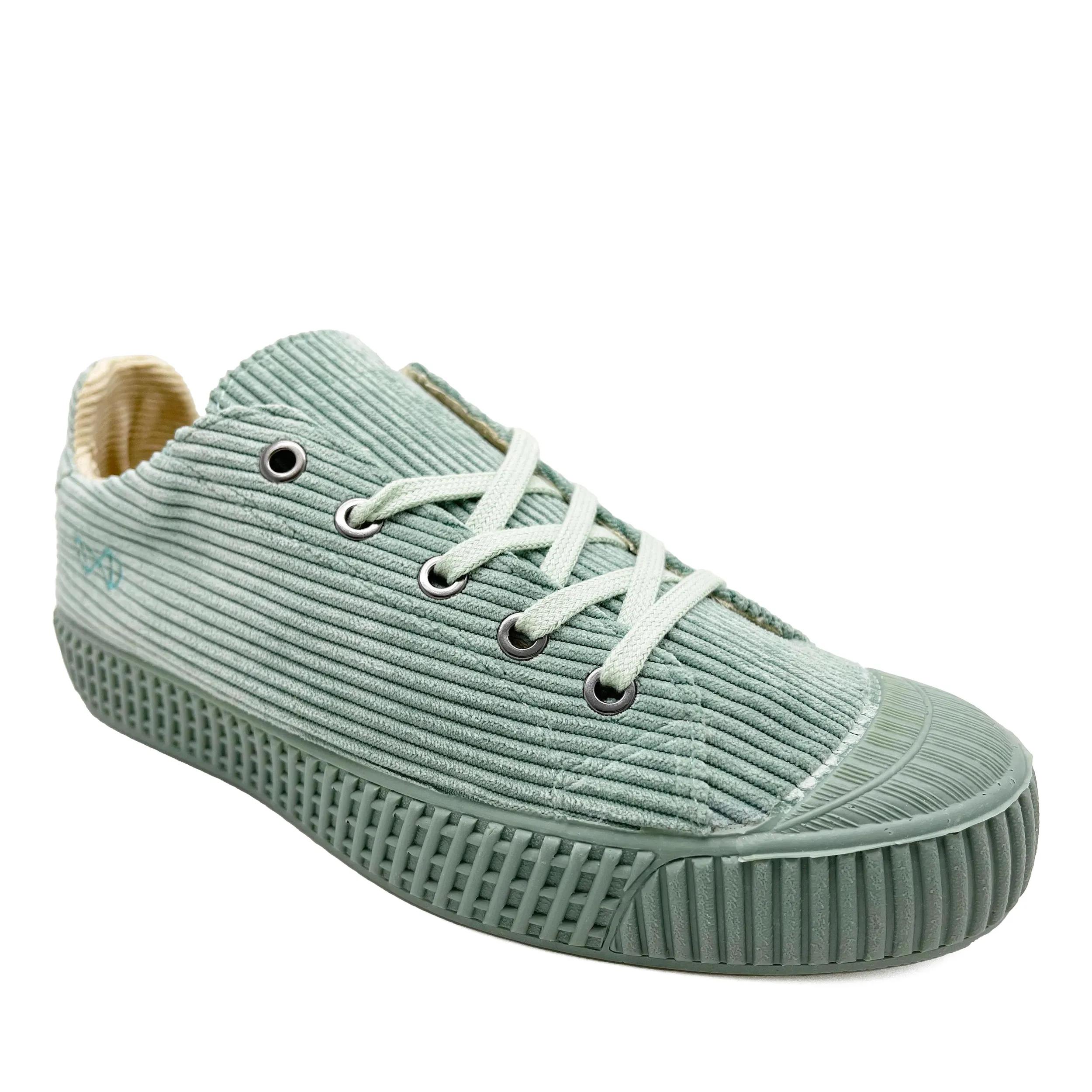 nat-2 Sneakers - nat-2™ Cord Low emerald (W/X) vegan, aus Cord, Kor - Gr. 36 (EU) - in Grün - für Damen