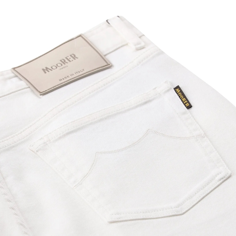 Moorer Freizeithose Regular-Fit Jeans Milton weiß(Image 5)