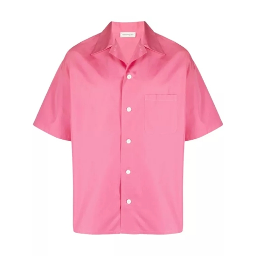 Alexander McQueen Pink Logo Grafitti Shirt Pink 