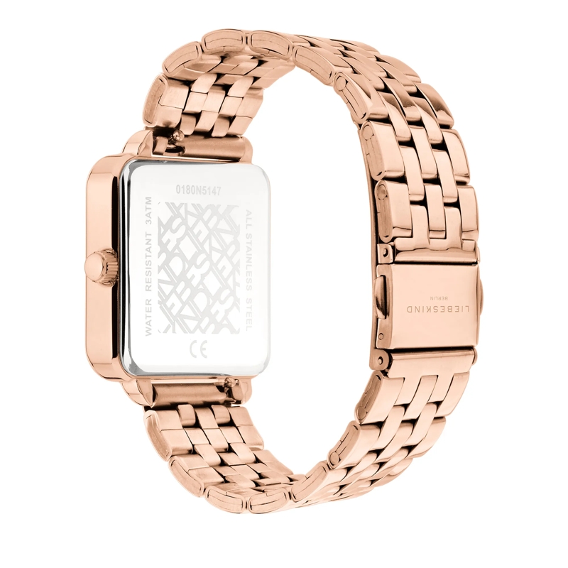 Liebeskind Berlin Quarzuhr Edelstahl The Classic Square rose(Image 3)