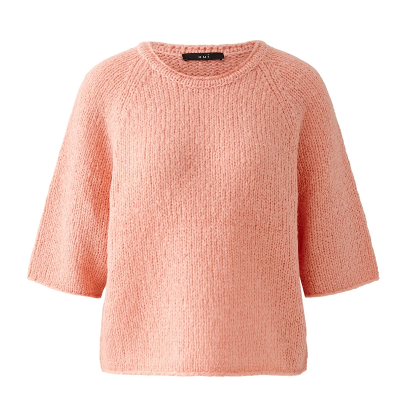 Oui Sweatshirt Pullover koralle