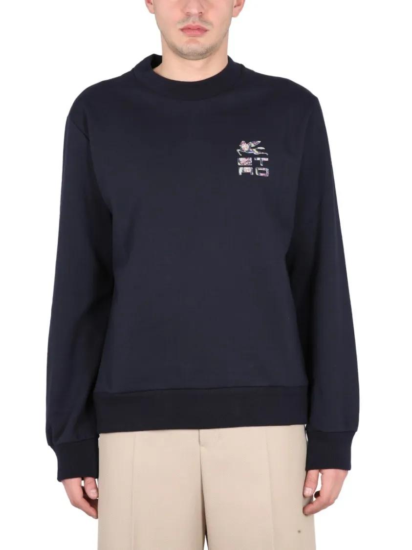 Thumbnail - Etro - Crewneck Sweatshirt - Größe S - blau