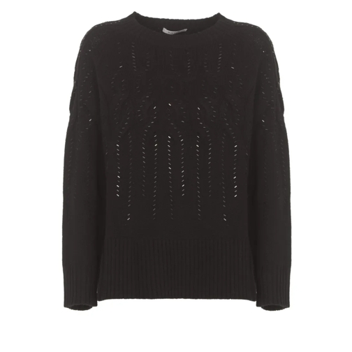 Kangra Pullover Sweater With Strass Black