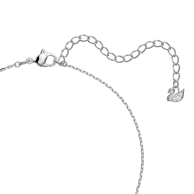 Swarovski Ohrstecker Sparkling Dance set Round cut Rhodium plated Blue (Image 11)