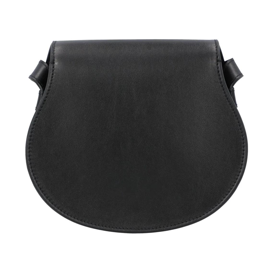 Chloé Hobo bags Small Marcie Saddle Bag Black in zwart