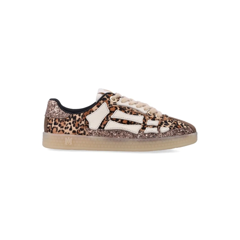 Amiri Lage-top sneaker Leopard Pacific Bones Low-Top Woman's Sneakers Brown