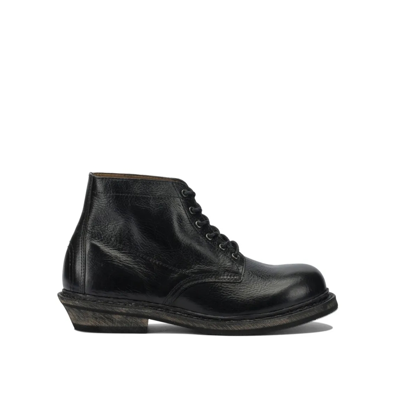 Our Legacy Stiefel "Cortege" Lace-Up Boots Black