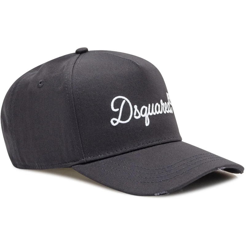 Dsquared2 Mütze Cappellino Baseball con Ricamo Frontale dunkelgrau(Image 2)