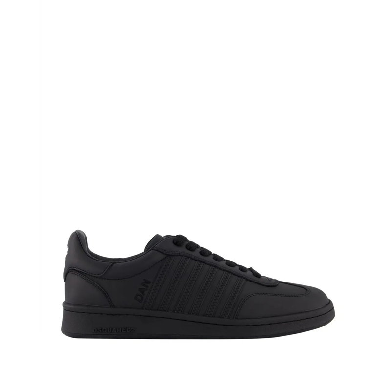 Dsquared2 Low-Top-Sneaker Heren Lace-Up Low Top Sneakers schwarz