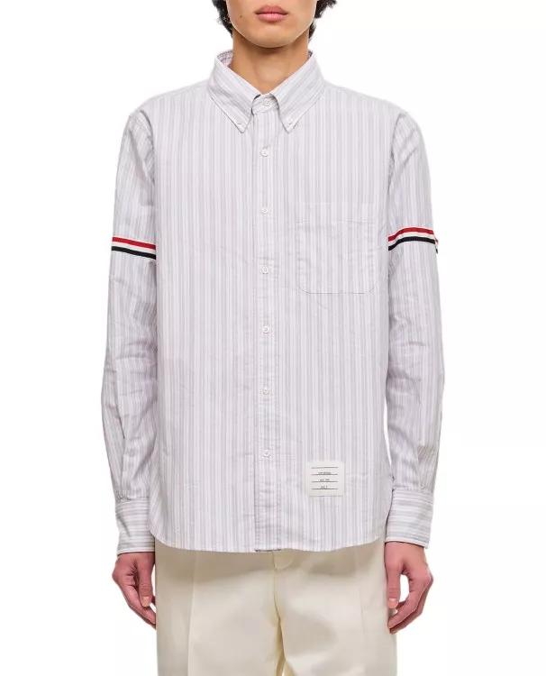 Thom Browne - Straight Fit Cotton Shirt - Größe 2 - gray