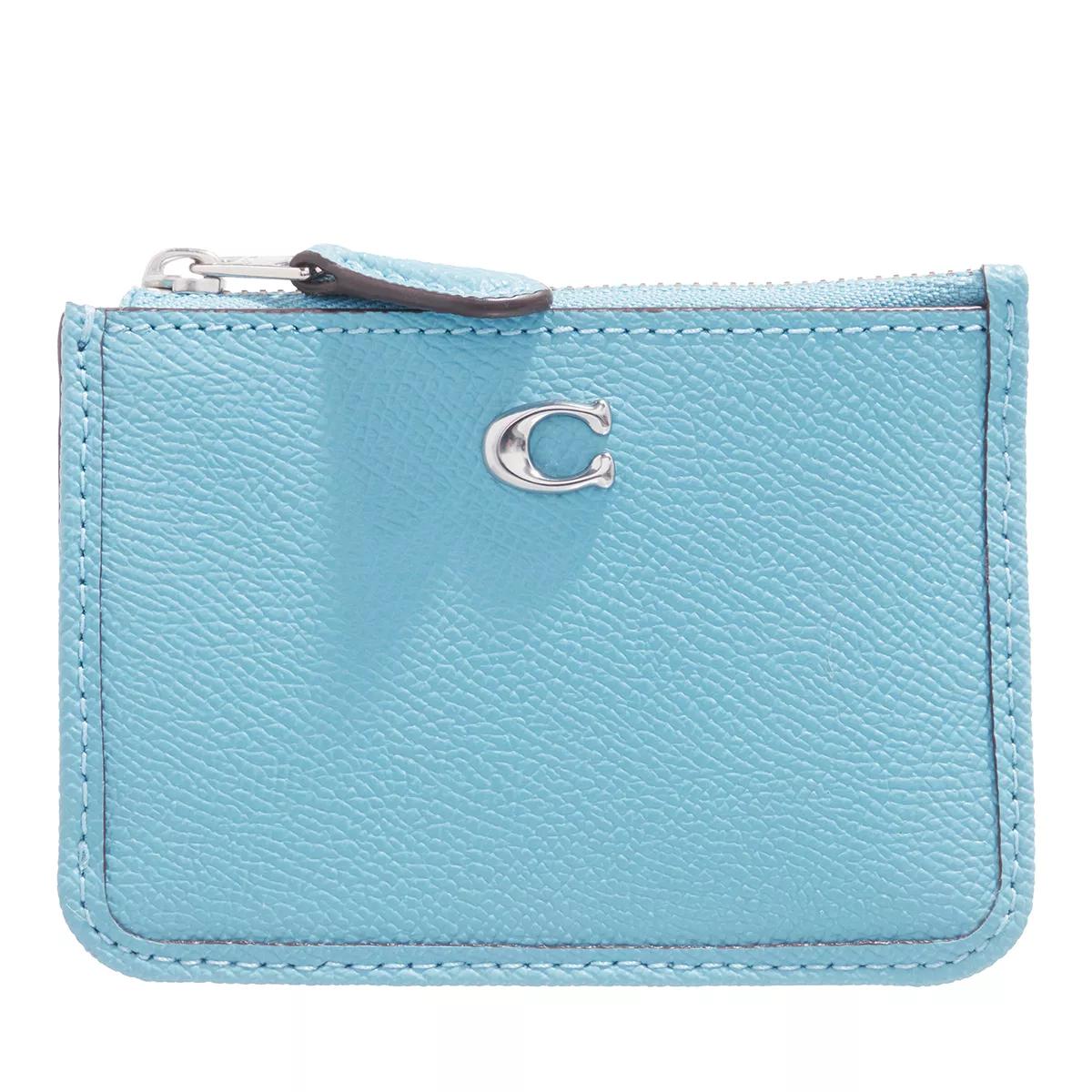 Coach Crossgrain Mini Id Skinny Pool Münzportemonnaie