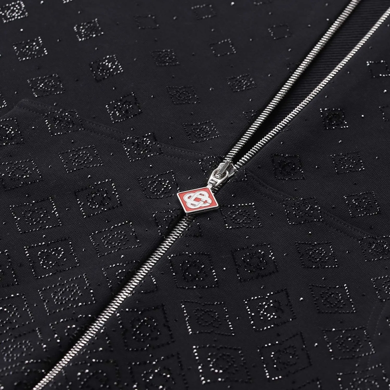 Casablanca Übergangsjacke Jacke mit Glitzerdetails schwarz(Image 4)