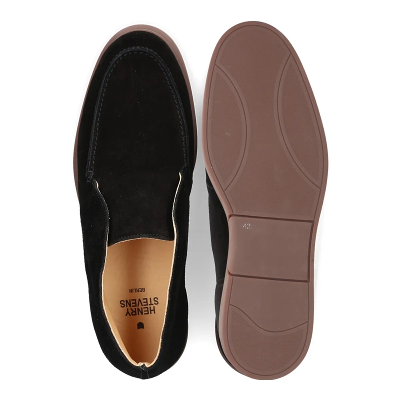 Henry Stevens Chelsea Boots Boots Elia LB- Edler Schlupfschuh für Herren- H schwarz(Image 4)