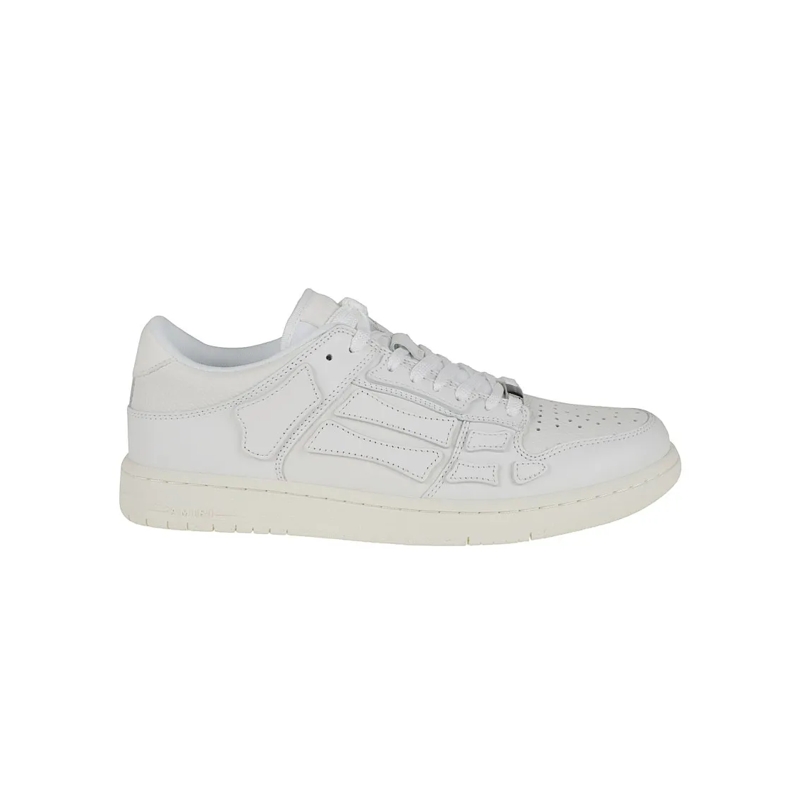 Amiri Low-Top-Sneaker Paneled White Leather Low-Top Sneakers With Lace-U White