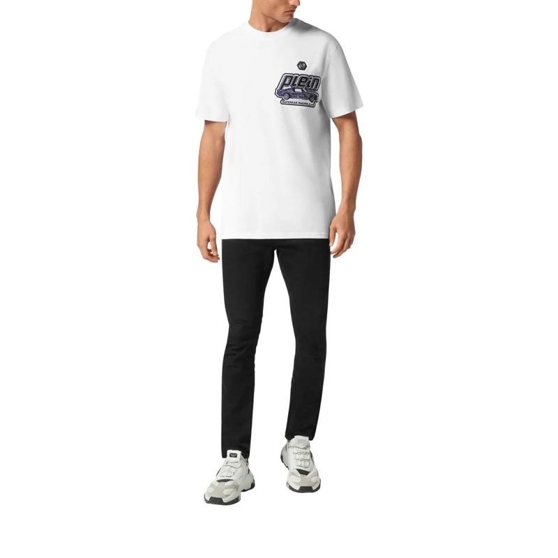 Philipp Plein T-Shirt T-Shirt Racing weiss(Image 2)