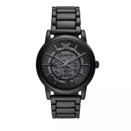 Emporio Armani Automatic Stainless Steel Watch Black Automatikuhr