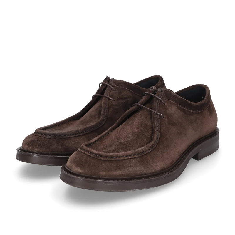 Heinrich Dinkelacker Schnürschuhe Schnürer Florenz Plain V dunkel-braun(Image 2)