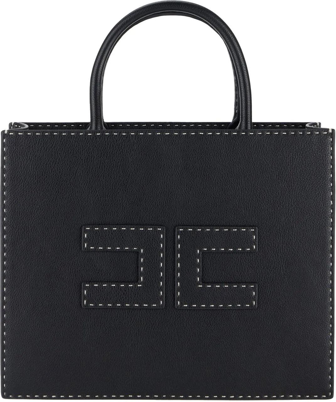 Elisabetta Franchi Crossbody bags Black in zwart