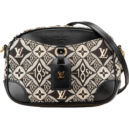Louis Vuitton Sac à bandoulière 2020 Mini Monogram Jacquard Since 1854 Deauville schwarz