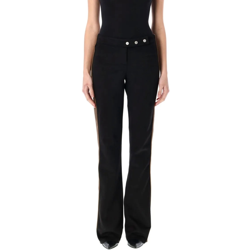 Misbhv  Faux Suede Moto Pants Black