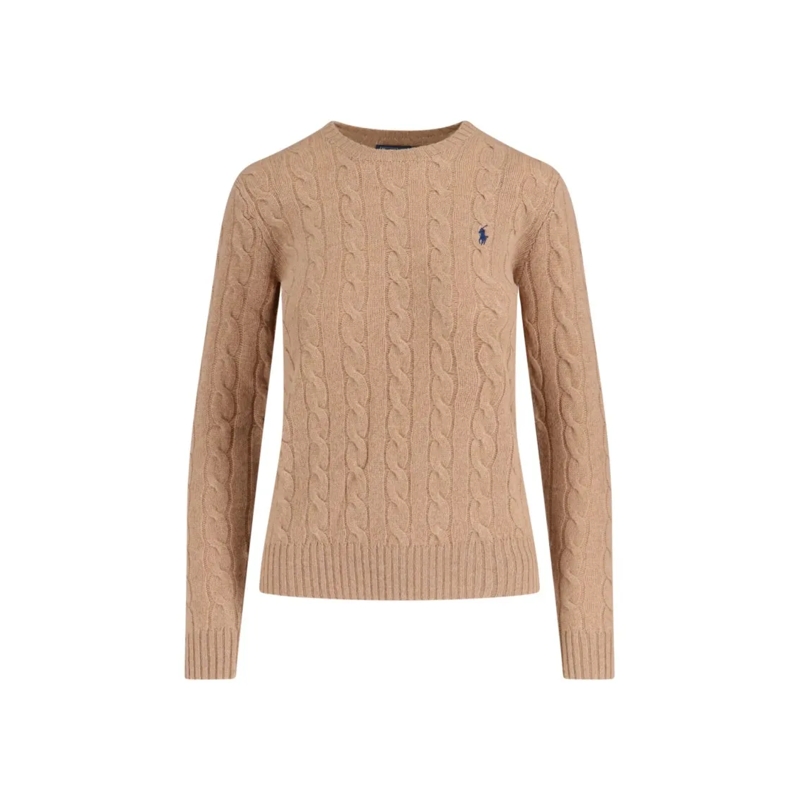 Polo Ralph Lauren Trui Pullover aus Kaschmir-Woll-Mix Brown