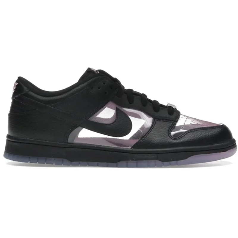 Nike Low-Top-Sneaker Nike Dunk Low Retro Transparent Black Pink Rise schwarz