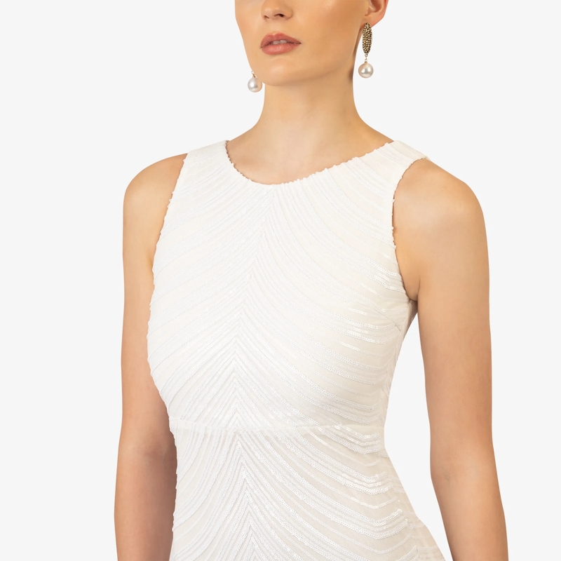 Kraimod Abendkleid Paillettenkleid weiss(Image 5)